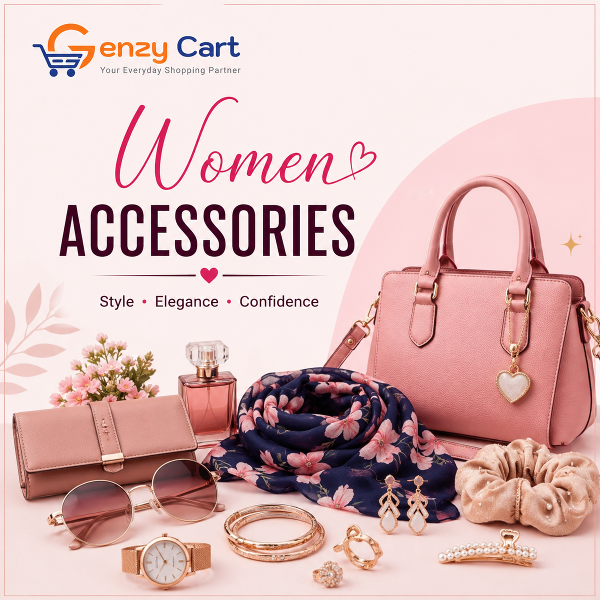 Women's hair clips and fashion accessories