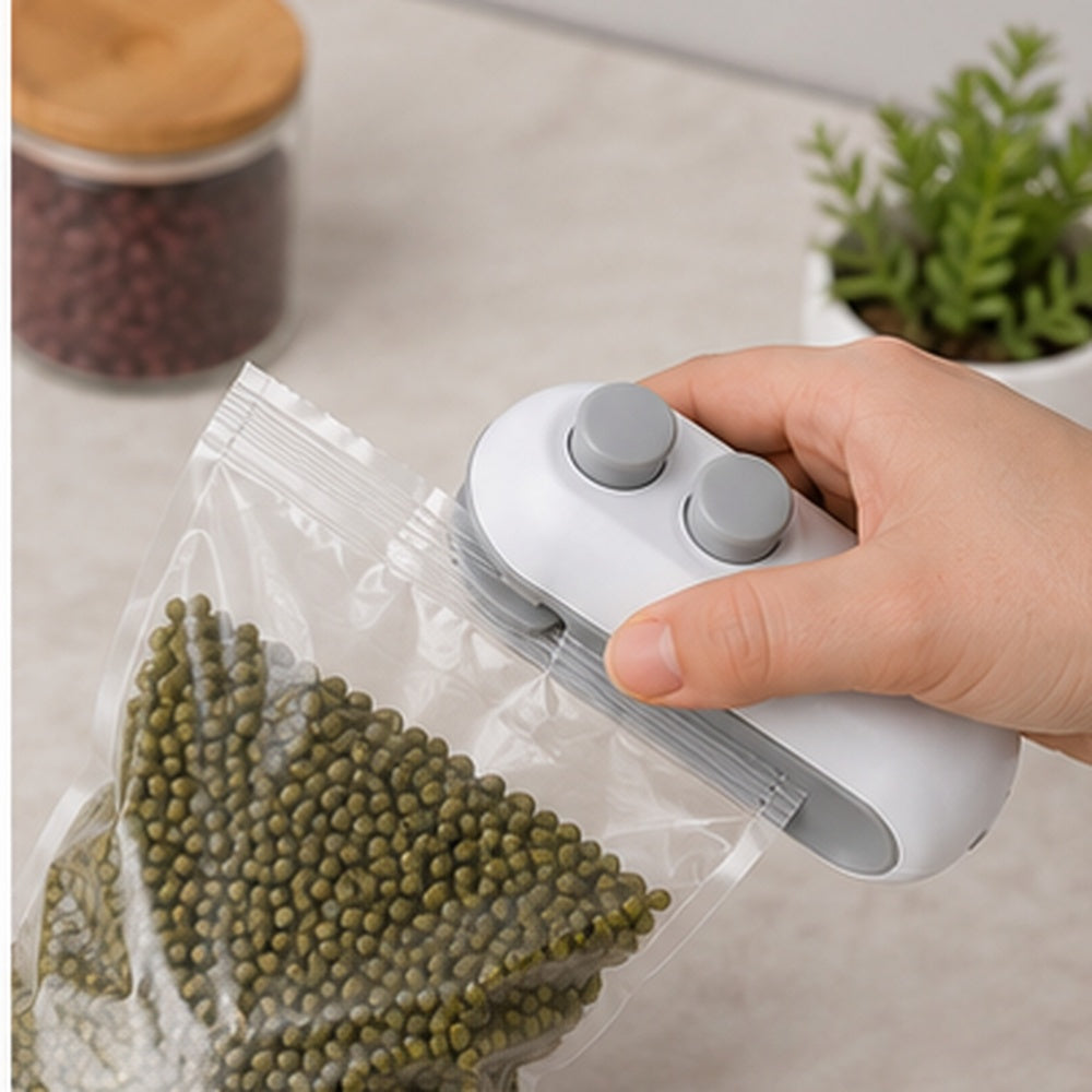 Food bag sealer for pulses and dry food storage