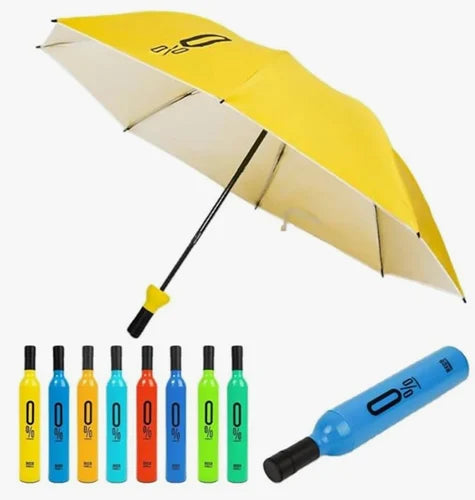 Travel Umbrella with Bottle Case