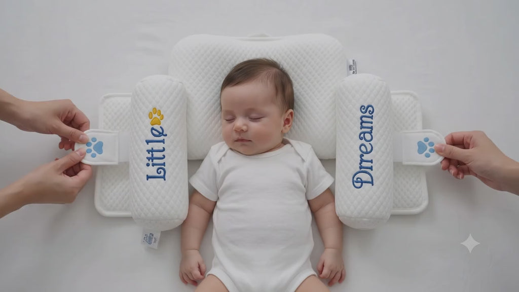 Baby Neck Support & Side Sleeper Bolster Pillow for Newborns (0–12 Months)